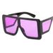 Men's Sunglasses New Large Frame Sunglasses For Women Internet Celebrity Square Big Face Sunglasses Personality Wide Legs Anti Ultraviolet Glasses_viptrois.com