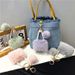 Bag Charm Light Luxury Small Mini Bag Shape Keychain Cute Plush Pearl Pendant Car Key Chain Ornaments Gift_viptrois.com