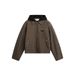 Men's Clothing American Style Retro Faux Two Piece Work Jacket For Men, New Spring 2025, Loose Fitting Streetwear Style Outerwear Top._viptrois.com