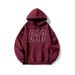 Fashionable Hooded Sweatshirt For Men, Trendy Loose Casual Top For Teenagers, Couple Hoodie_viptrois.com