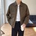 Men's Clothing Autumn And Winter New Lapel Leather Jacket Men's Leather Jacket Youth Trend Handsome Motorcycle Clothing Casual Light Mature Tops Men_viptrois.com