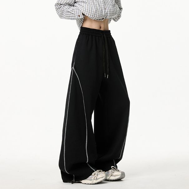 Men's Clothing American Heavyweight Sports Sweatpants Men's Spring And Summer Trendy Brand Drape Cleanfit Wide Leg Pants Straight Casual Pants_viptrois.com