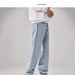 Hong Kong Style Men's Solid Color Solid Color Jeans Hip Hop High Street Ruffian Handsome Trousers_viptrois.com
