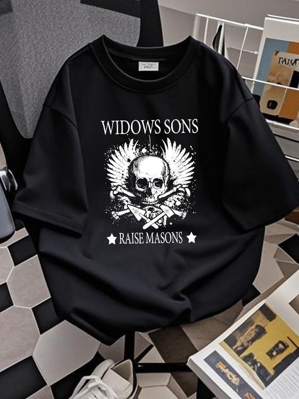 Masonic Widows Son Raise Masons Skull Fathers Baseball Cap Snapback Caps Knitted Hat Soft Slightly Casual Fashion Graphic Breathable Versatile_viptrois.com