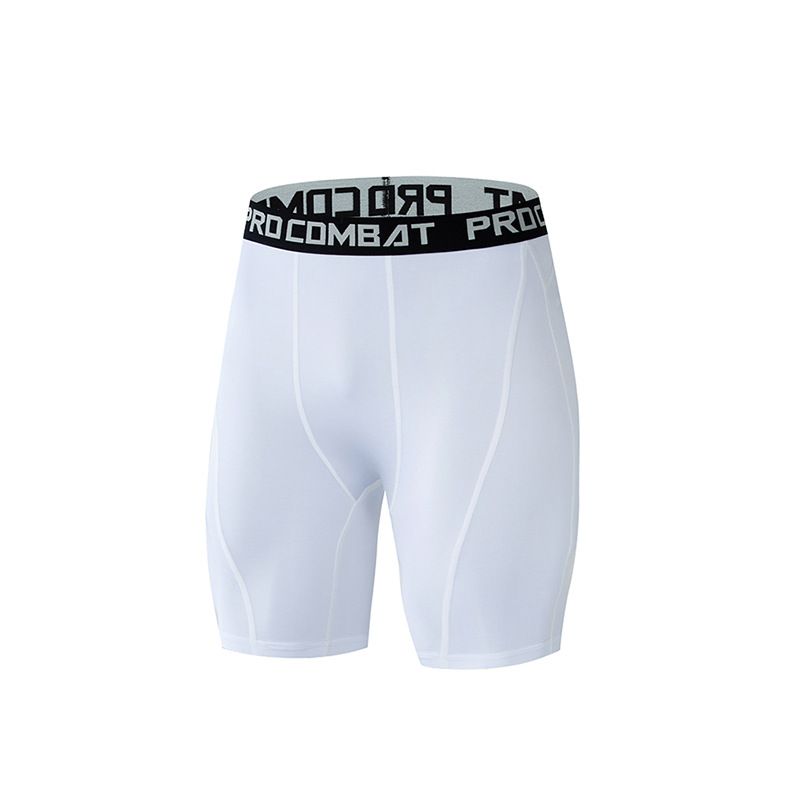 Men's Clothing Sports Quick Drying High Elastic Underwear Fitness Tight Compression Running Training Boxer Shorts Colorful_viptrois.com
