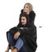 Loose Double Sided Fleece Blanket Couple Style Parent Child Wear Home Clothes_viptrois.com