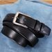 Men's Belt Genuine Leather 3.3CM Pin Buckle Cowhide Laminated Belt Men's Casual Jeans Belt_viptrois.com