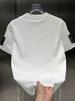 Embroidered Patch Short-sleeved T-shirt Men's Trend Slim-fitting Casual Summer New T-shirt Top Men's Bottoming Shirt 2025_viptrois.com