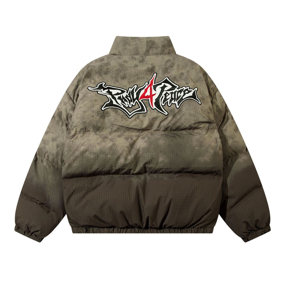 Men's Clothing Letter Retro Cotton Jacket Street Hip Hop Couple Cotton Jacket Trendy Warm Coat_viptrois.com