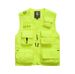 Breathable Mesh Fishing Vest With Multiple Pockets, Quick-Dry Photographer Workwear, Oversized Men's Utility Vest For Outdoor Activities_viptrois.com