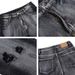 Men's Clothing Retro Washed Hole Workwear Jeans Trendy Brand Loose Straight Men And Women Wide Leg Mopping Casual Trousers_viptrois.com