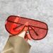 Square Large Frame Rice Nail One-piece Sunglasses New Frameless Fashion One-piece Men's And Women's Sunglasses_viptrois.com