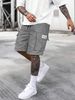 Men's Clothing Men's Size Casual Shorts With Large Pockets Drawstring Straight Leg Multi Color Workwear Summer Pants_viptrois.com