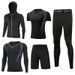 Men's 5-Piece Quick-Dry Basketball & Running Set – Breathable Milk Silk Hoodie & Training Outfit (Gym, Football, HIIT)_viptrois.com