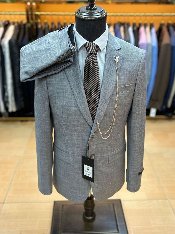 Men's Clothing High End Men's Suit Single Breasted Slim Professional Formal Wedding Groom Best Man Suit Dress Ready To Go_viptrois.com