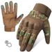 Tactical gloves Outdoor riding sunscreen gloves Rubber protection anti-slip wear resistant five-finger touch screen CS combat tactical gloves_viptrois.com