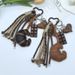 Leather Croissant Keychain Creative And Extremely Complex Bag Accessories Key Pendant_viptrois.com