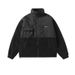 Fleece Cotton-padded Jacket For Men With Loose Stand-up Collar Fleece Cotton-padded Jacket For Warmth And Casual Fleece Cotton-padded Jacket For Men_viptrois.com
