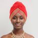 New Forehead Full Diamond Pleated African Ethnic Characteristics Baotou Hat Turban Hat_viptrois.com