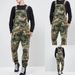 Men's Camouflage Urban Tactical Trousers Outdoor Workwear Multi-Pocket Trousers Bib Trousers_viptrois.com