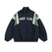 American Retro Street Splicing Stand-up Collar Jacket For Men And Women 2026 Spring New Vintage Sports Top_viptrois.com