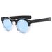 Men's Sunglasses New Fashion All Match Sunglasses For Men And Women Of Plain Makeup Trendy Sunglasses Anti Ultraviolet Round Frame Glasses_viptrois.com