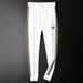Men's sports casual pants embroidery thin fashion trend casual sweatpants_viptrois.com