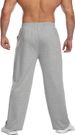 Men's Jogging Lightweight Tracksuit Bottoms, Long Sweatpants, Leisure Sports Trousers With Pockets And Drawstring_viptrois.com