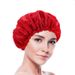 Women's Satin Sleep Cap For Hair Care - Soft & Breathable Nightcap With Elastic Band For Home, Spa, And Chemotherapy Use_viptrois.com