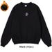 Polar Fleece Solid Color Round Neck Sweater Mens Candy Cotton Long Sleeve Working Clothes_viptrois.com