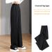 Retro Wide-Leg Pants For Women Vintage-Inspired Linen-Like Trousers With Flowy Silhouette & Multi-Pocket Design ( S-5XL)_viptrois.com