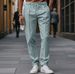 Men's Slim Fit Casual Pants – Stretch Twill Fabric With Cotton-Like Comfort, Machine Washable (Khaki/Army Green/Navy/Light Blue/Black/Camel, S-XXXL)_viptrois.com
