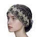 Embroidered Floral Lace Cap – Stylish Summer Hair Cover With Big Flower Design (Thin & Breathable)_viptrois.com