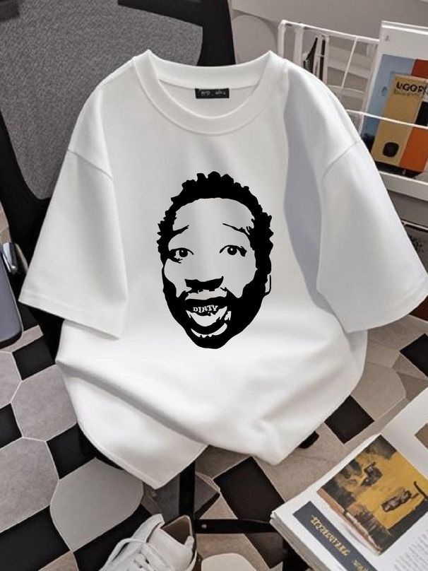 DIRTY Clan Rap Hop Tang Hip Wu Mcgirt Cotton T Shirt Homme Breathable Stylish Versatile Graphic Summer Top For Everyday Wear Casual Soft Unisex_viptrois.com