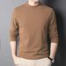 Half High Long Sleeve Mid Collar Thermal Korean Style Men's Casual Inner Layer Base Shirt Trendy T-Shirt_viptrois.com