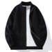 Men's Slim Fit Knit Zip-Up Cardigan Semi-Turtleneck Casual Sweater For Autumn Winter_viptrois.com
