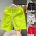 Trendy American Style Men's Summer Cargo Pants Loose Fit plus Size Sporty Casual 5 Point New Style_viptrois.com