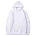 Men's Pullover Hoodie Casual Loose Sports Hooded Long Sleeve Solid Color Shirt_viptrois.com