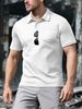 Men's Clothing European And American Men's Summer Lapel Polo Shirt Short Sleeve Breathable Skin Friendly Casual Sports Fashion Men's Short Sleeve_viptrois.com
