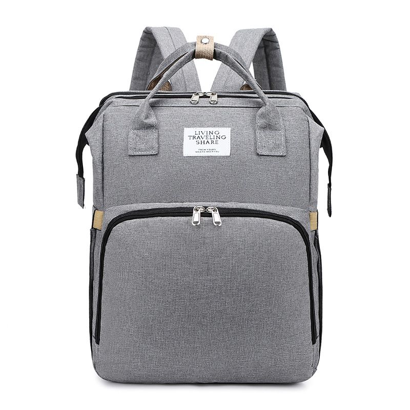 Bag Portable Folding Backpack Mommy Bag Multifunctional Can Hang Baby Stroller Crib Mother And Baby Bag_viptrois.com