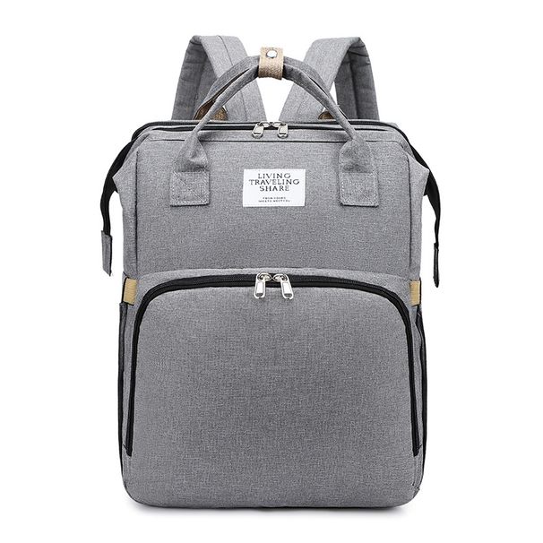 Bag Portable Folding Backpack Mommy Bag Multifunctional Can Hang Baby Stroller Crib Mother And Baby Bag_viptrois.com