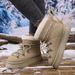Women's Winter Snow Boots With Cross Strap Design, Thick Fur Lined, Non-Slip Rubber Sole, Short Shaft, Comfortable (Black, Beige, Camel)_viptrois.com