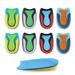 Insoles Heel High Elastic Shock Absorption Men And Women's Protective Heel Insole Foot Heel Three Color Half Size Pad Sports Running_viptrois.com