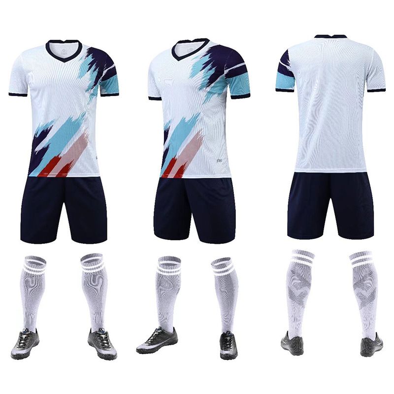 Men's Clothing primary school student jersey children's football sports printing training suit cross-border football suit suit men's short sleeve_viptrois.com