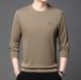 Men's Clothing Sweatshirt Round Neck Men's Fleece Sweatshirt Winter Warm Casual Pullover Long Sleeve T-Shirt Loose Fit Fashion Crewneck Top_viptrois.com