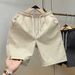 Men's Korean Style Slim Fit Quick Dry Striped Shorts Summer Thin Beach Outerwear Trendy_viptrois.com