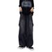 Wide Large Pocket Workwear Pants For Men's Spring And Summer New Trendy Instagram Neutral Loose Straight Leg Jeans_viptrois.com