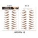 Eyebrow Stencils 6D Ecological Eyebrow Stickers 3D Eyebrow Tattoo Eyebrow Water Transfer Tattoo Stickers Waterproof Spot_viptrois.com