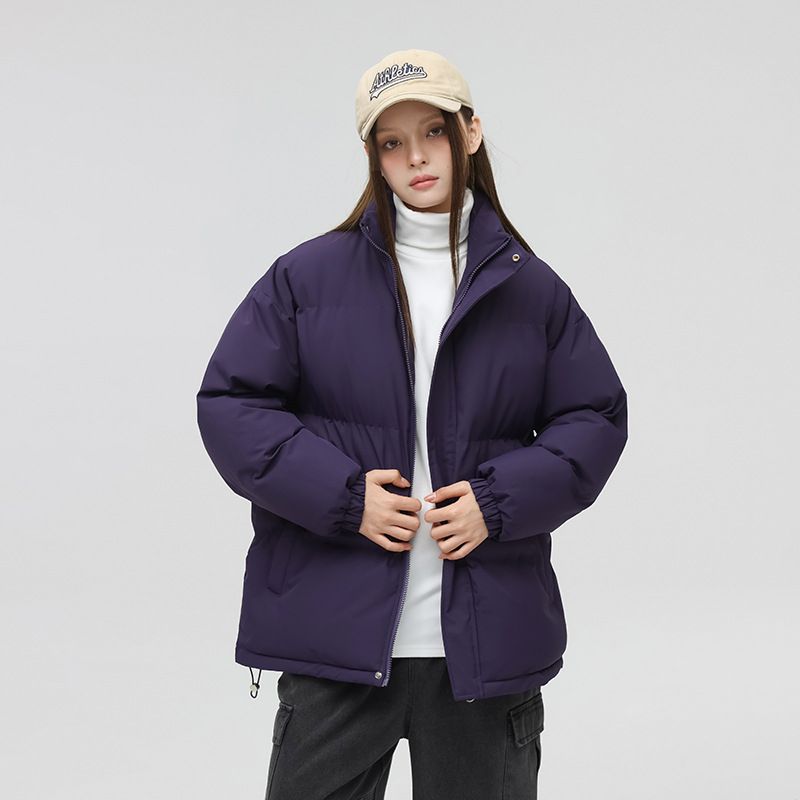 Unisex Couple Winter Jacket – Oversized Puffer Coat With Stand Collar (10 Colors) For Streetwear Lovers_viptrois.com