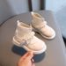 Child's shoes Fashion Princess small shoes Children's plush patent leather big head dance shoes flying knit leather shoes_viptrois.com